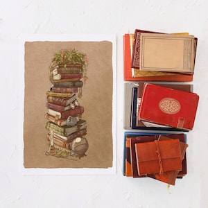 Overdue Library Books || Literary Art Print