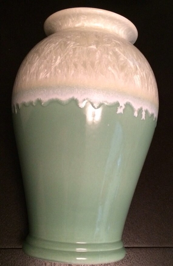 Portmeirion Starfire Collection Jade Green Vase Created By Etsy