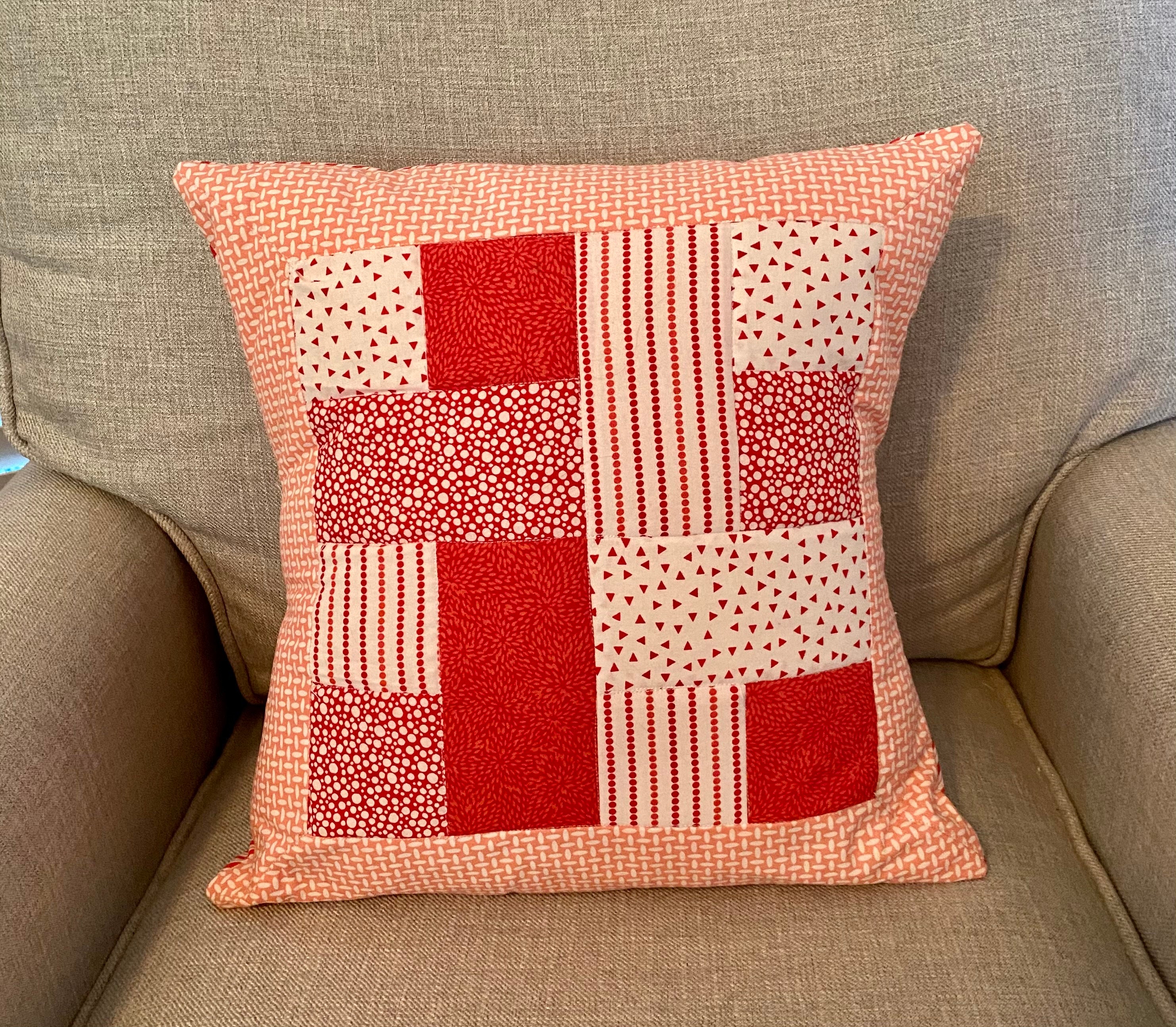 Quilted Pillow Cover Quilted Pillow Case Etsy