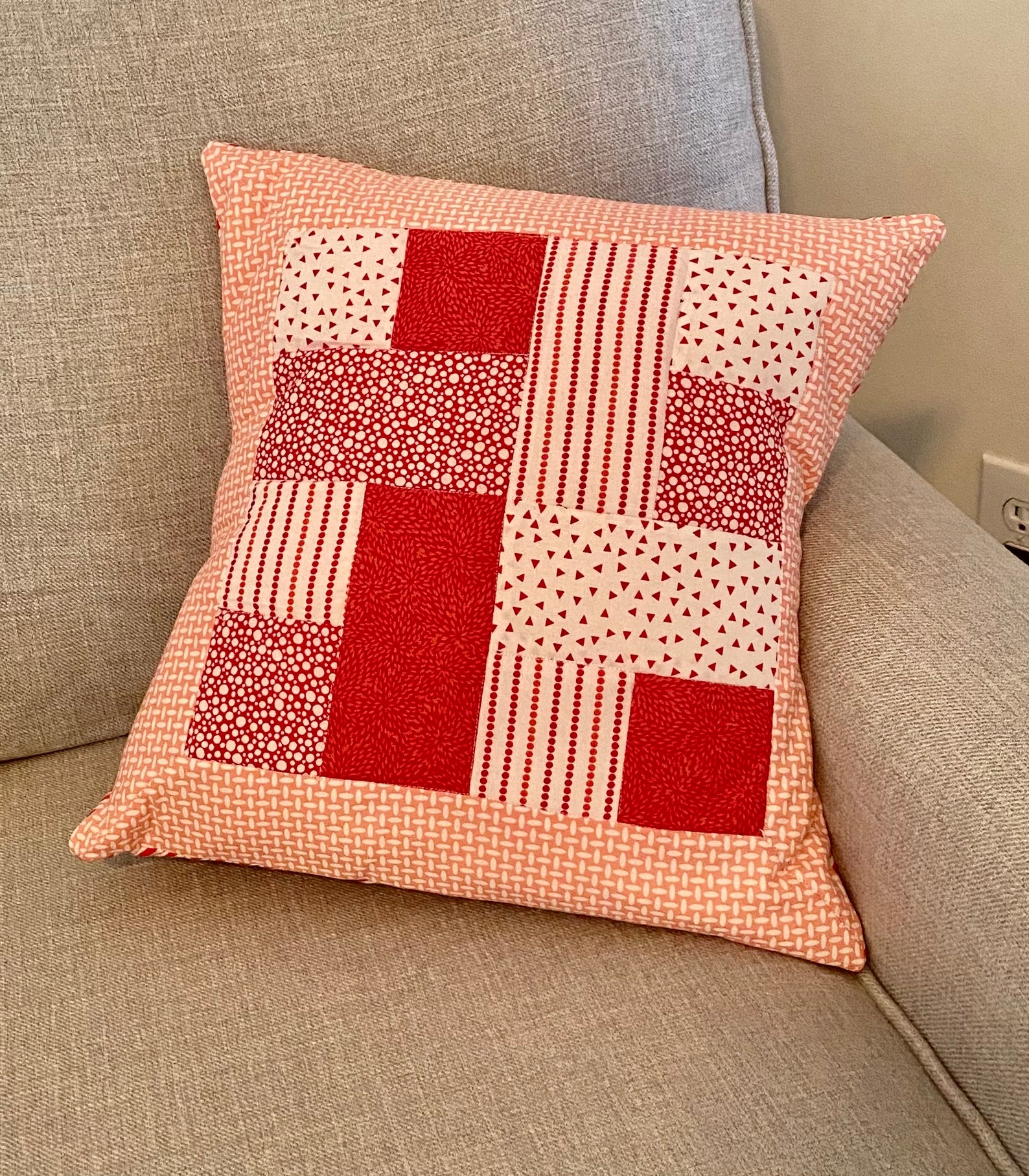 Quilted Pillow Cover Quilted Pillow Case Etsy