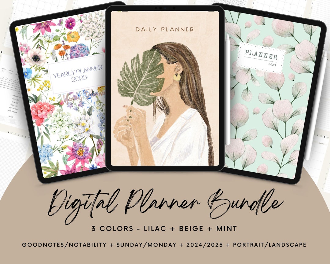 Bundle - Digital Planners for Goodnotes & Notability 2024 - 2025 ...