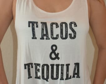 Tacos & Tequila Racerback Tank Top