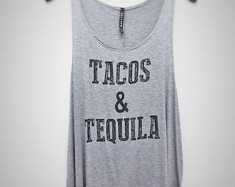 Tacos & Tequila Racerback Tank Top