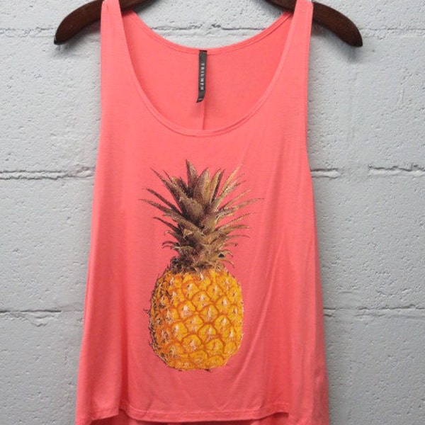 Pineapple tank top (Coral)