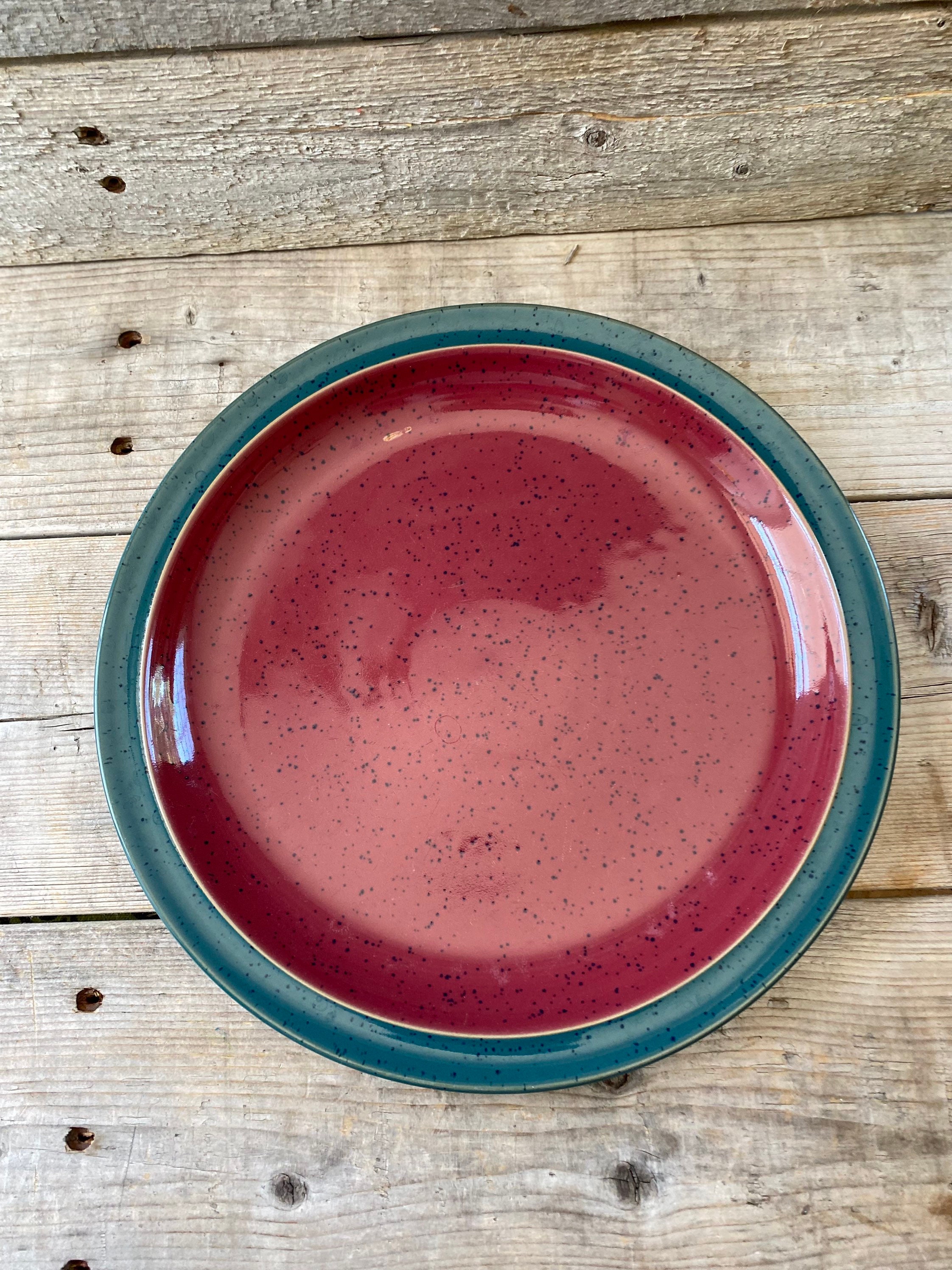 Denby Harlequin Plate Etsy