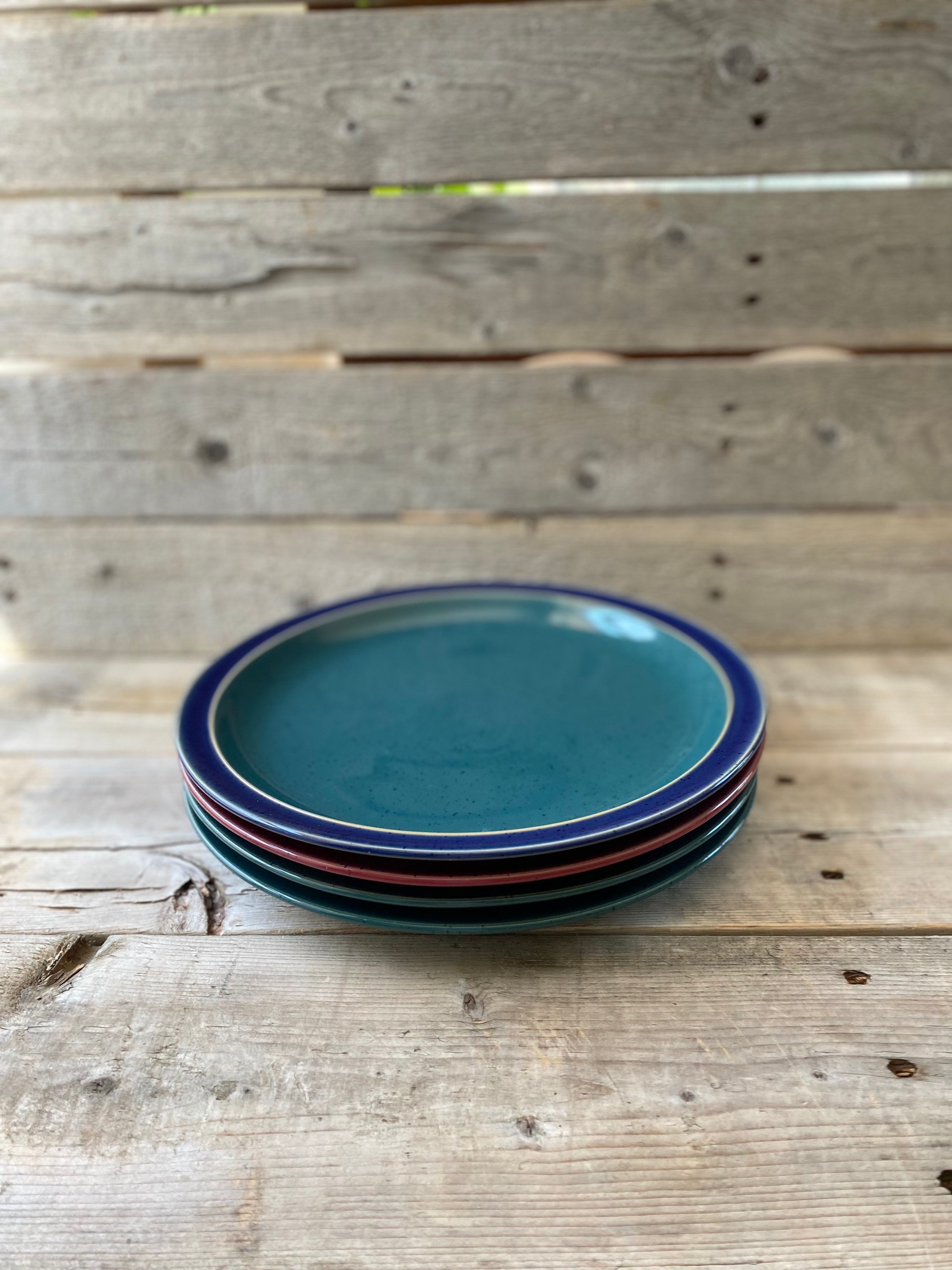 Denby Harlequin Plate Etsy