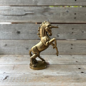 Vintage Brass Unicorn