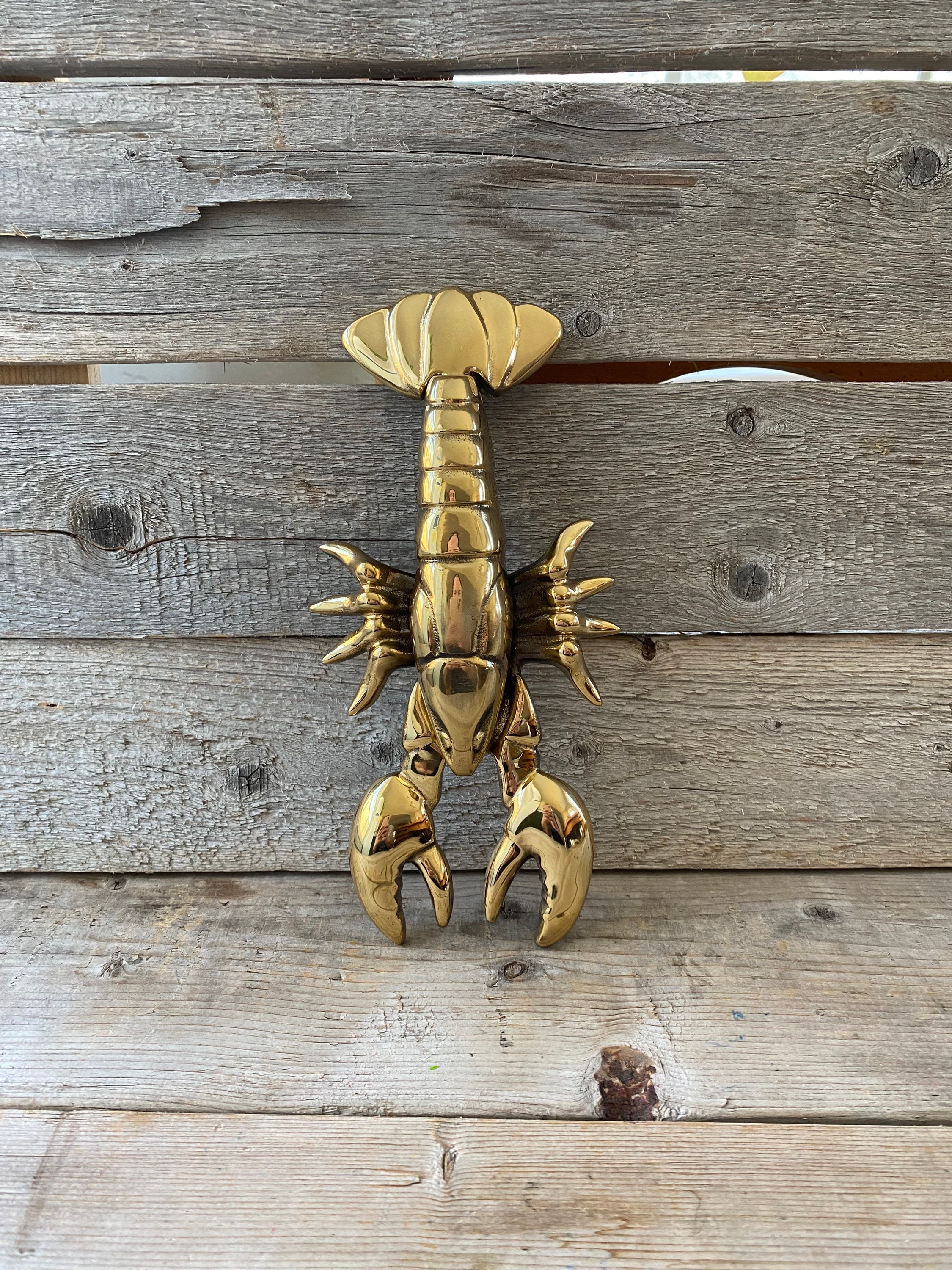 Brass Lobster Door Knocker - Etsy