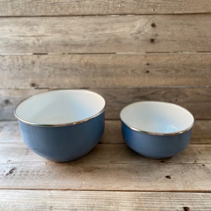 Pair of Enamel Bowls