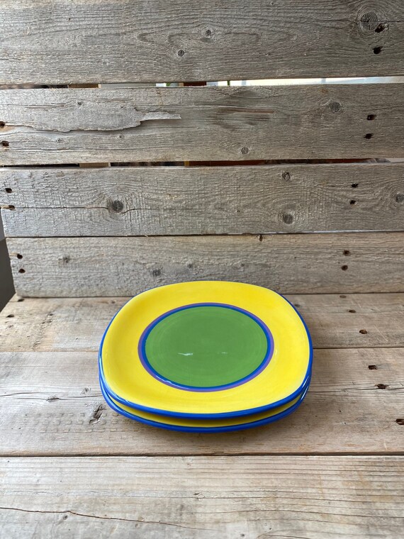 Dansk Jamaica Salad Plates Etsy