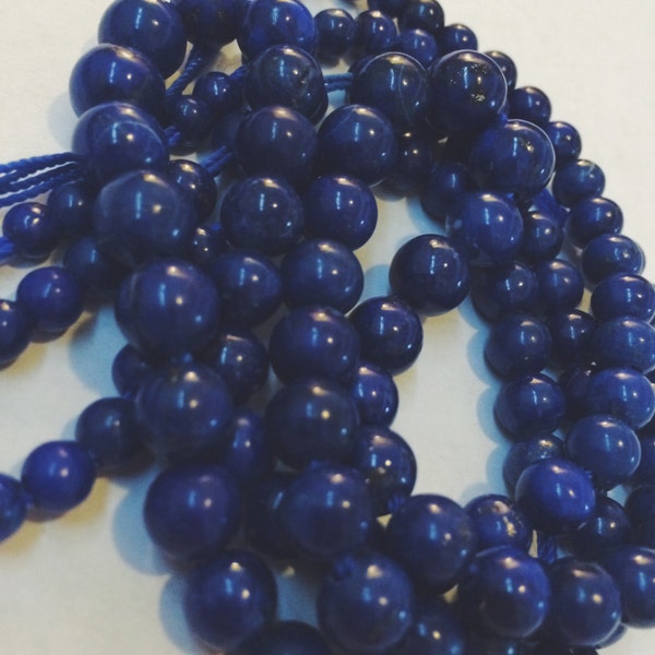 Lapiz Lazuli Beaded Necklace