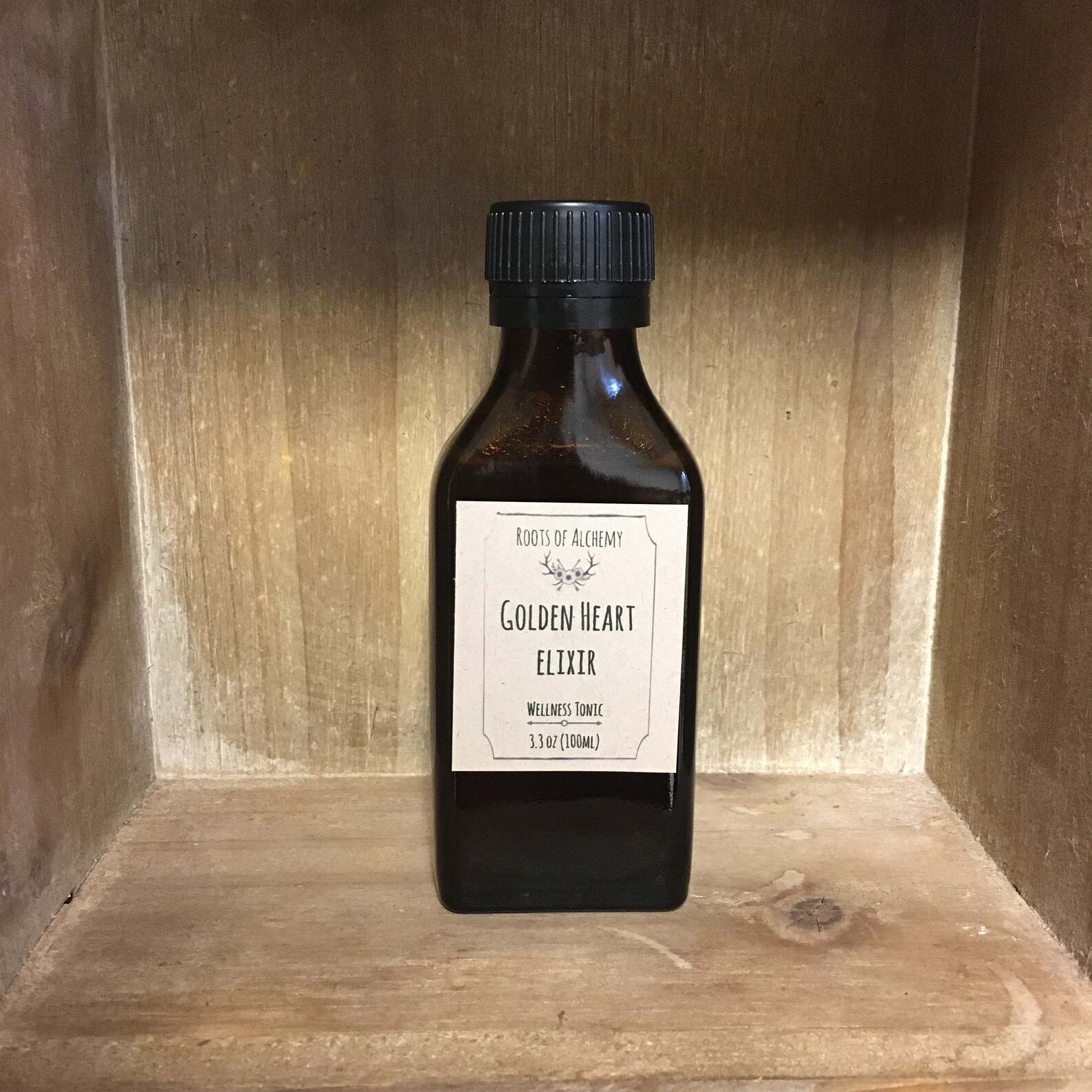 Golden Heart Elixir Organic & Organic Cane Alcohol to Remedy Etsy