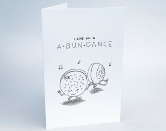 I Love You In Abundance - Printable 8.5" x 5.5" Card