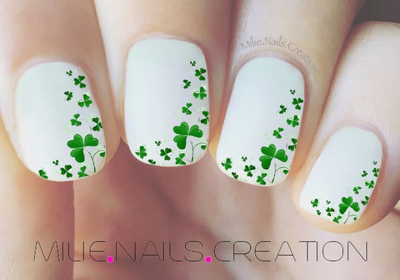 9. St Patrick's Day Nail Stickers - wide 8