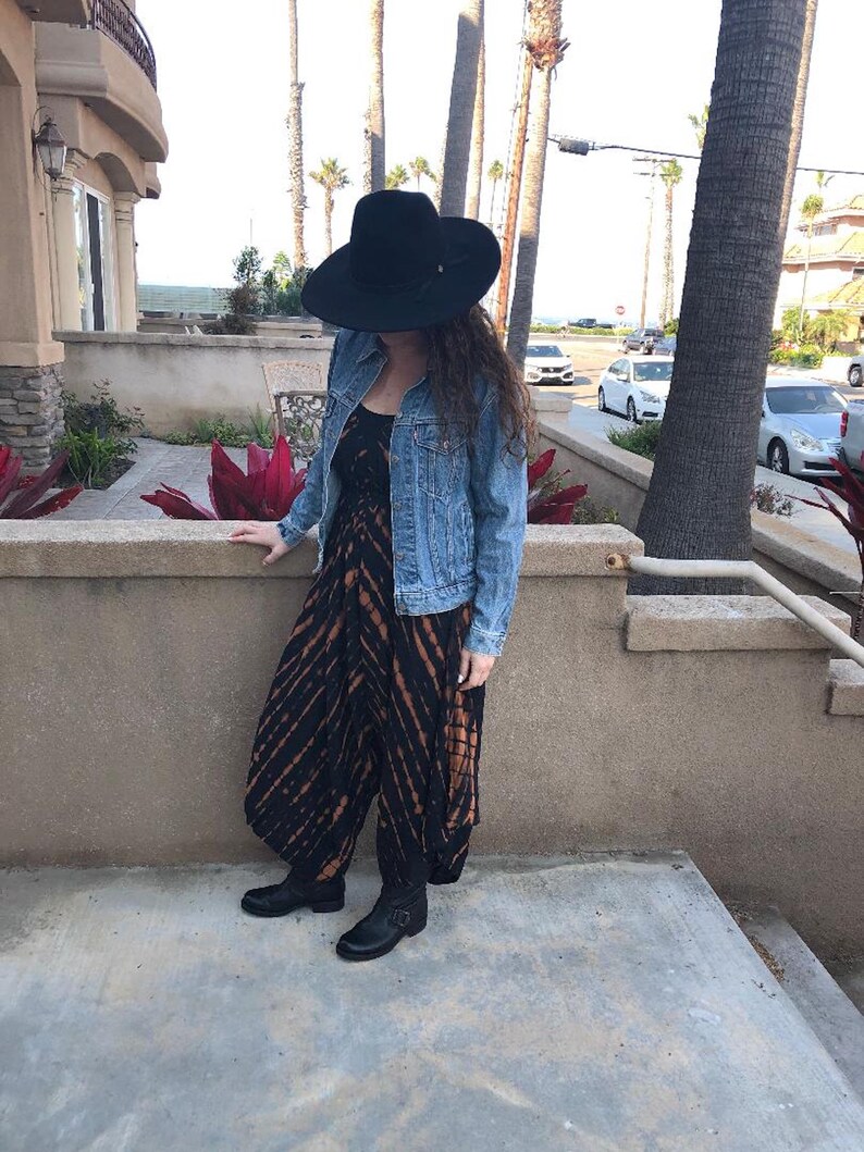 Harem Jumpsuit pantsuit swimsuit cover up Women/'s jumpsuit wide leg jumpsuit Fits sizes Small-XXlarge Boho jumpsuit One size