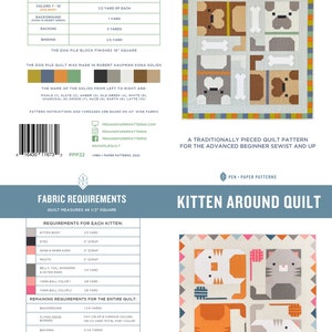 PDF Bundle - Dog Pile & Kitten Around Quilt Patterns