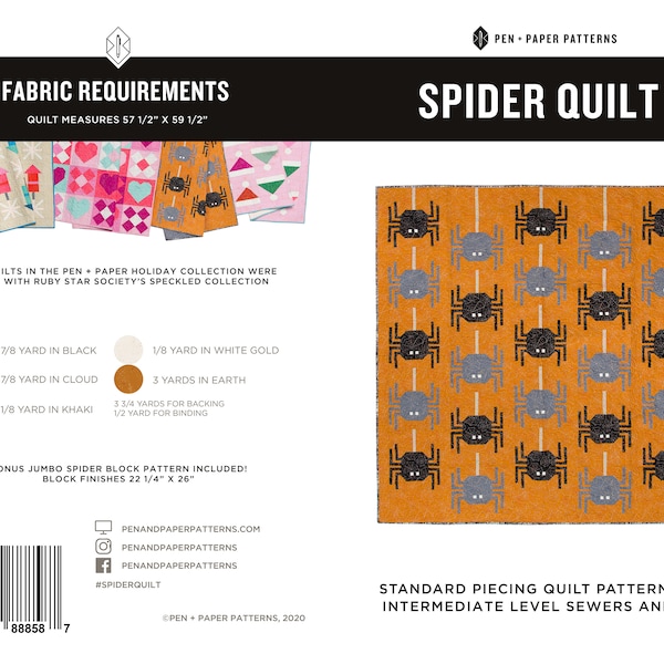 PDF Spider Quilt Pattern
