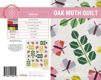 PDF Oak Moth Quilt Pattern