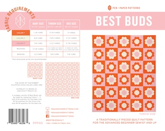 PDF Best Buds Quilt Pattern