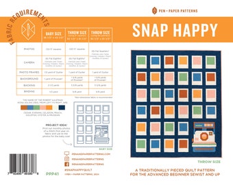 PDF Snap Happy Quilt Pattern