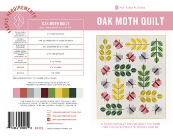 PDF Oak Moth Quilt Pattern