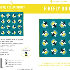 Firefly PDF Quilt Pattern