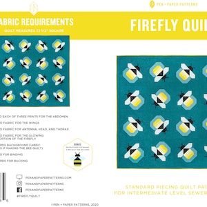 Firefly PDF Quilt Pattern