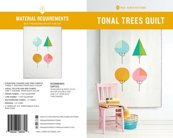 Tonal Trees PDF Quilt Pattern