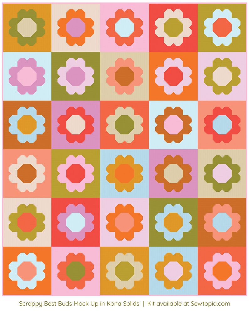 PDF Best Buds Quilt Pattern image 8