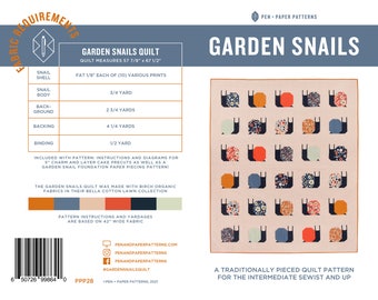 PDF Garden Snails Pattern