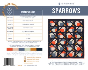 PDF Sparrows Quilt Pattern