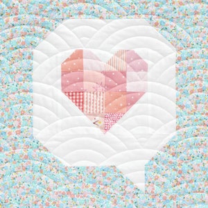 I Heart You PDF Quilt Pattern image 4