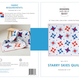 Starry Skies PDF Quilt Pattern image 1