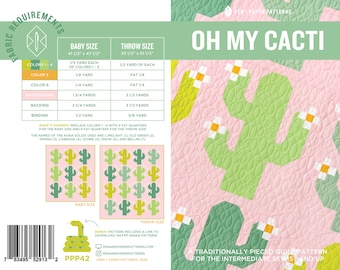 PDF Oh My Cacti Quilt Pattern