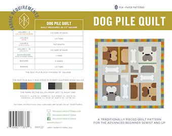 PDF Dog Pile Quilt Pattern