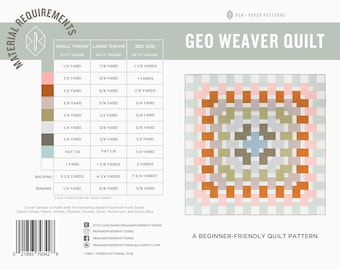 Geo Weaver PDF Quilt Pattern