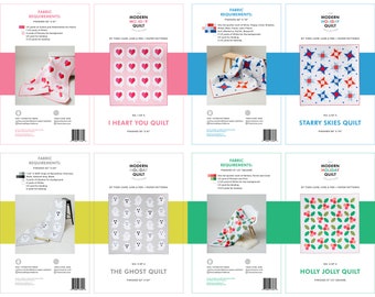 Modern Holiday Quilt Collection Bundle