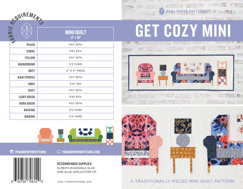 PDF Get Cozy Mini Pattern - Etsy