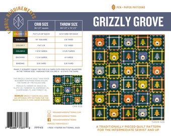 PDF Grizzly Grove Quilt Pattern