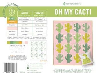 PDF Oh My Cacti Quilt Pattern