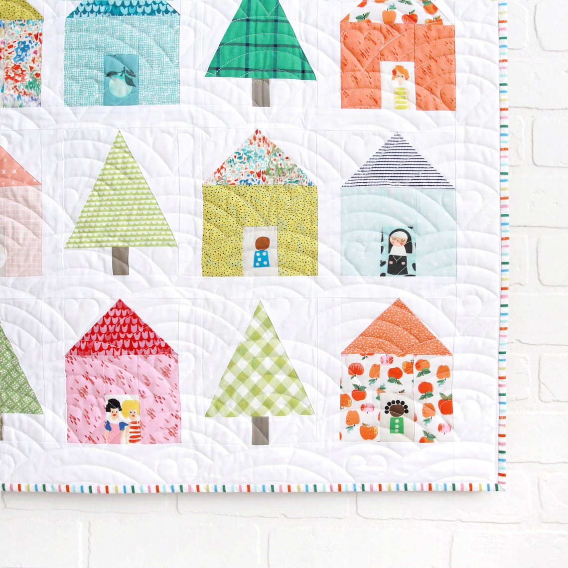 Village Tree PDF Block Pattern - Etsy