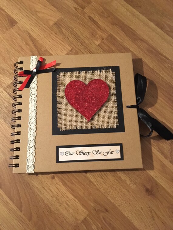 Personalised Couples Scrapbook, Our Story so Far, Gifts for Her, Valentines  Gift, Couples Photo Album, Couples Memory Book, Gift for Couples 