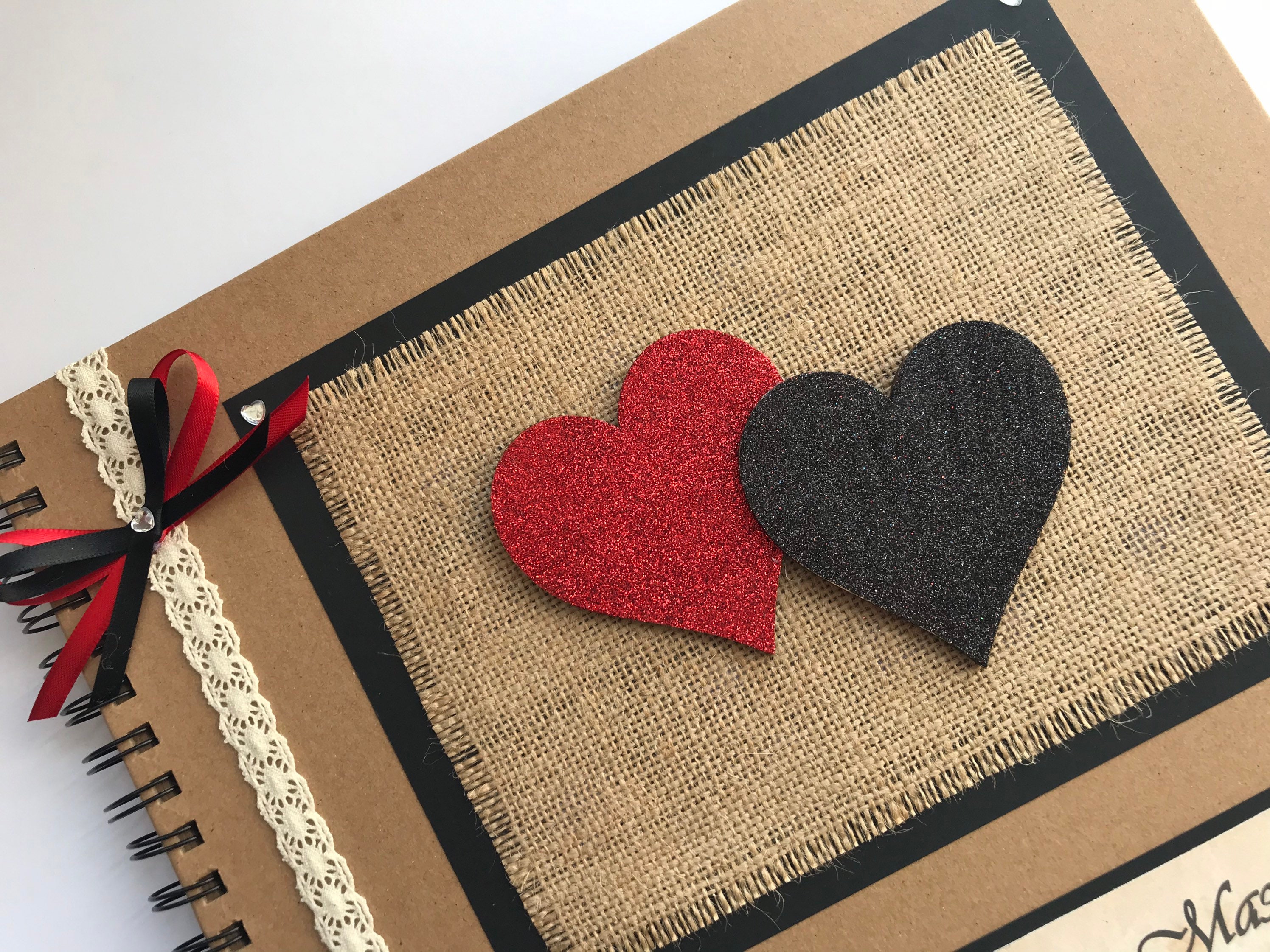 Album Fotografico Personalizzato In Legno "Our Story So Far" - Scrapbook Regalo Amore LWOD-54