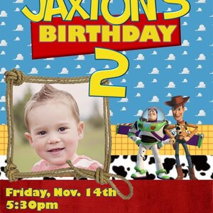 Toy Story Birthday Invitation image 2