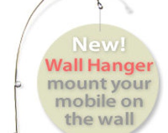 Stainless Steel 9" Wall Hanger Support for Lightweight Item 9" off the wall for hanging a Mobile or Art