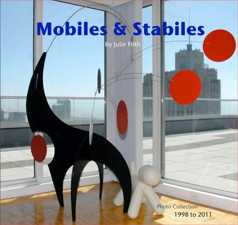 Fine Art Book Mobiles & Stabiles 120 pages of original designs 7 x 7 Softback Glossy Quality Printing image 1