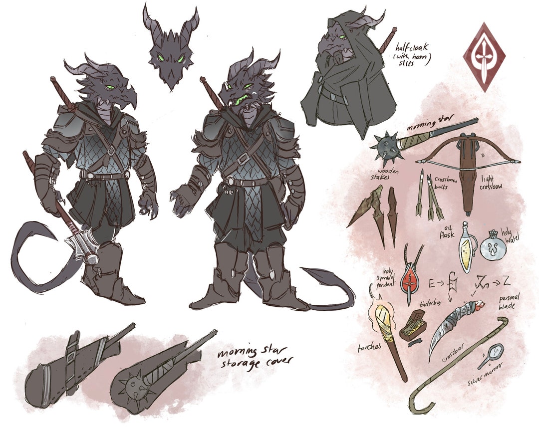 Image Example Dnd Custom Dnd Commission, Character Design,role Play, Dungeons and Dragons ...