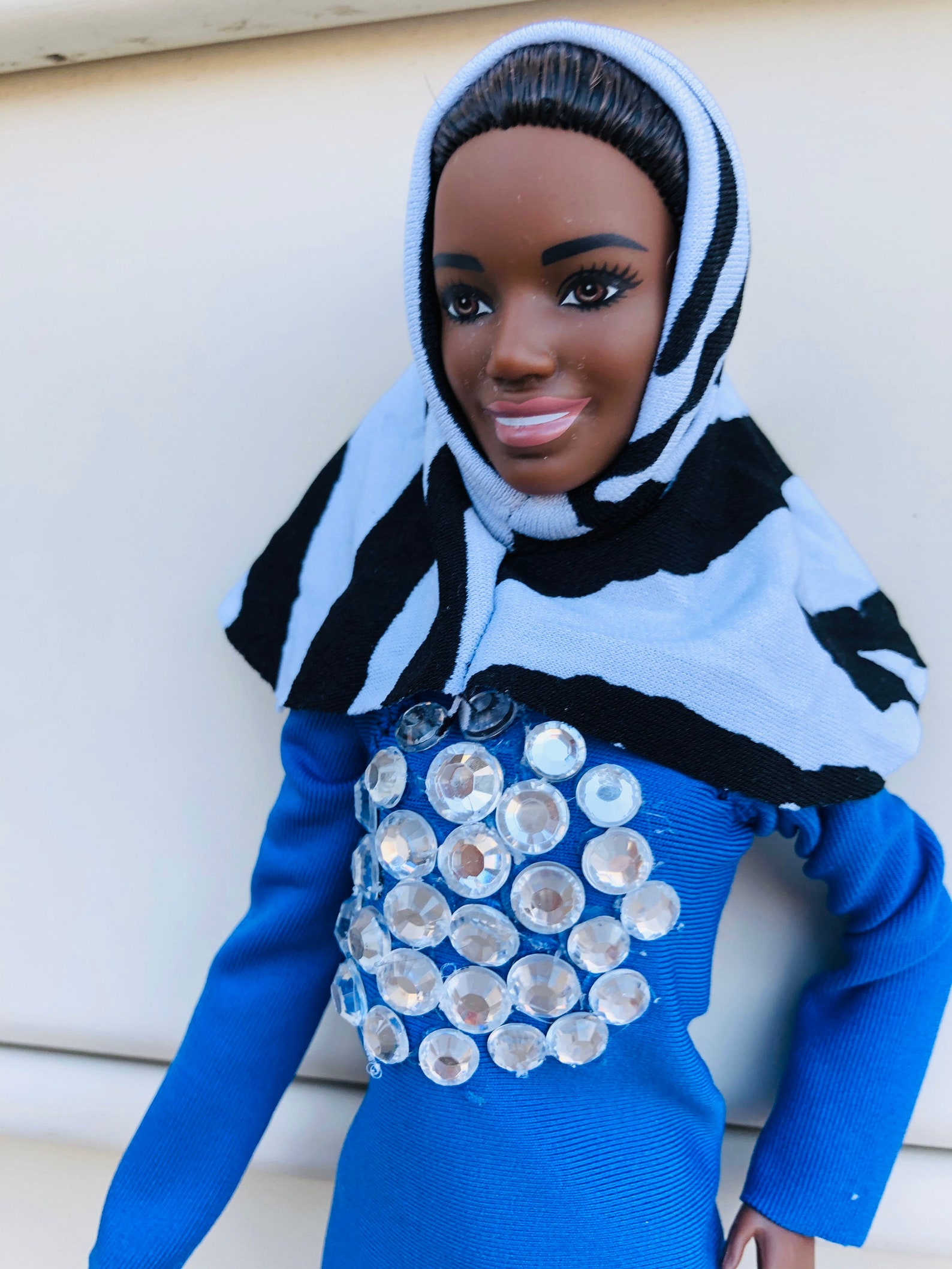 Barbie Blue Handmade hijab Hijarbie muslim doll clothing. | Etsy