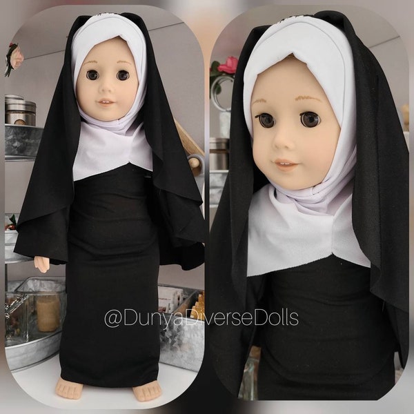 Tenue de vêtements Big Doll American Girl Nun uniquement.