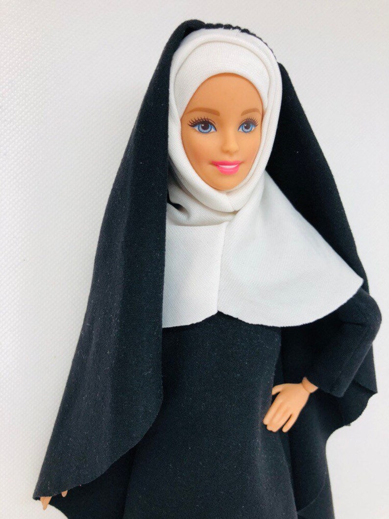 Handmade Nun Barbie doll outfit | Etsy